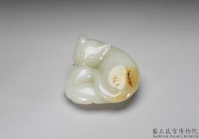 图片[2]-White jade paperweight in the shape of paired cats, Ming to Qing dynasty (1638-1911)-China Archive